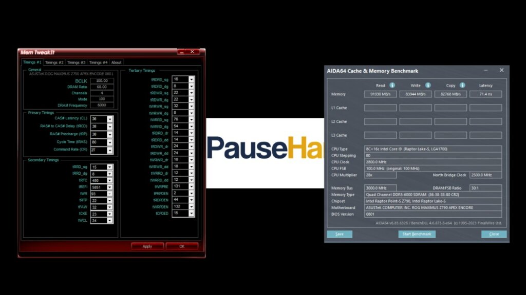 crucial pro ddr5 overclocking 6000 aida64