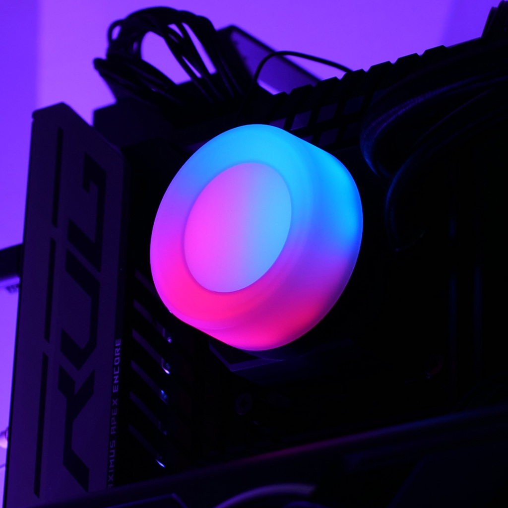 lian li galahad ii 360 eclairage pompe photo 03