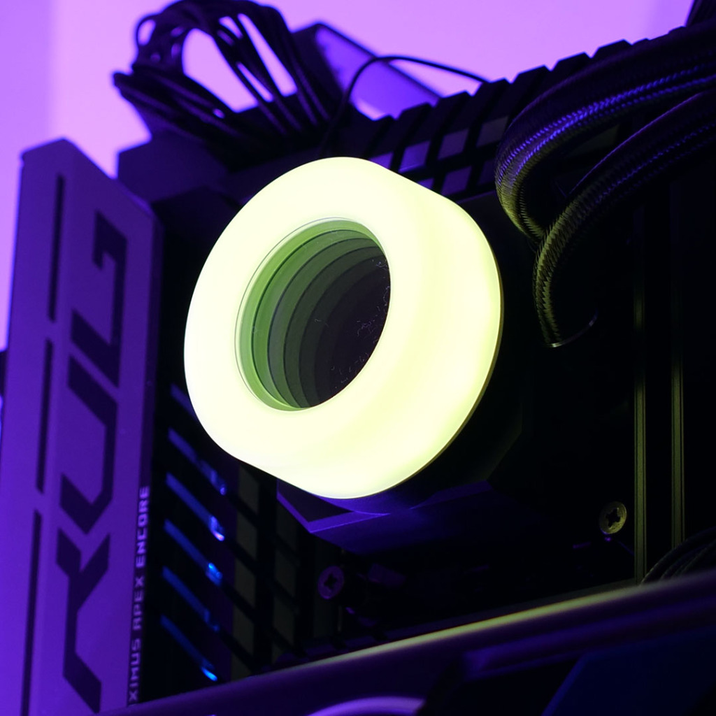 lian li galahad ii 360 eclairage pompe photo 04