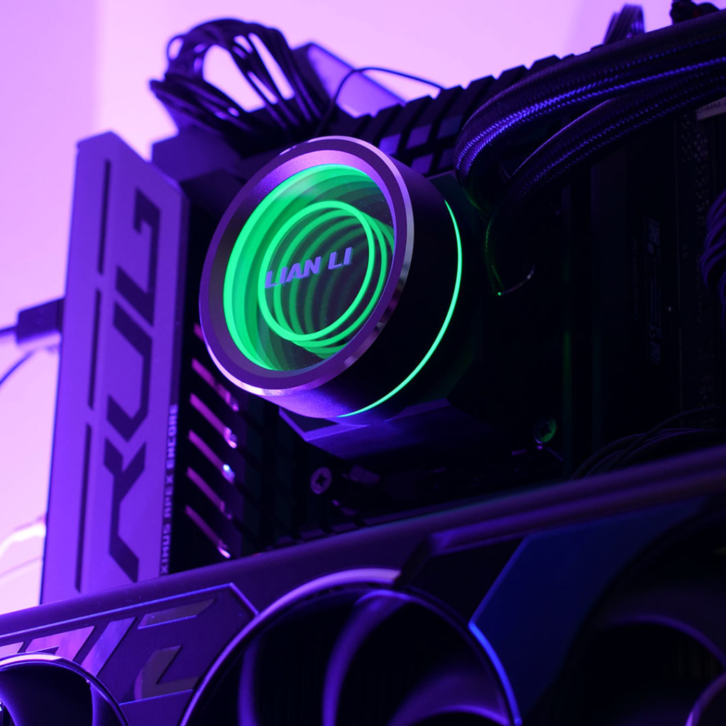 lian li galahad ii 360 eclairage pompe photo 05
