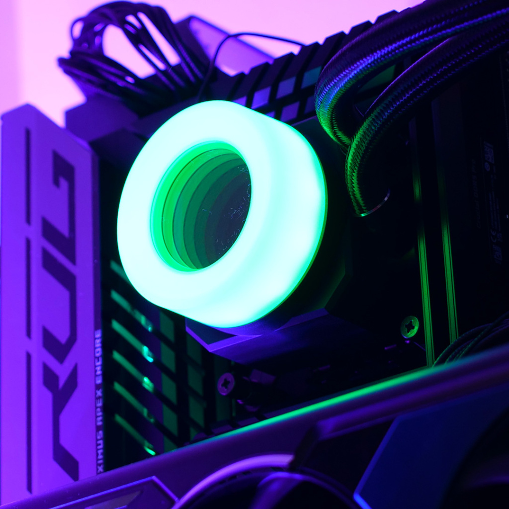 lian li galahad ii 360 eclairage pompe photo 06