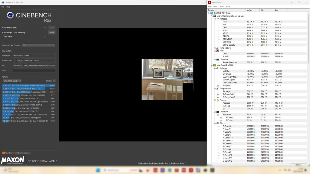 msi meg z790 ace max bios uefi P Core Beyond 6GHz Test Cinebench R23