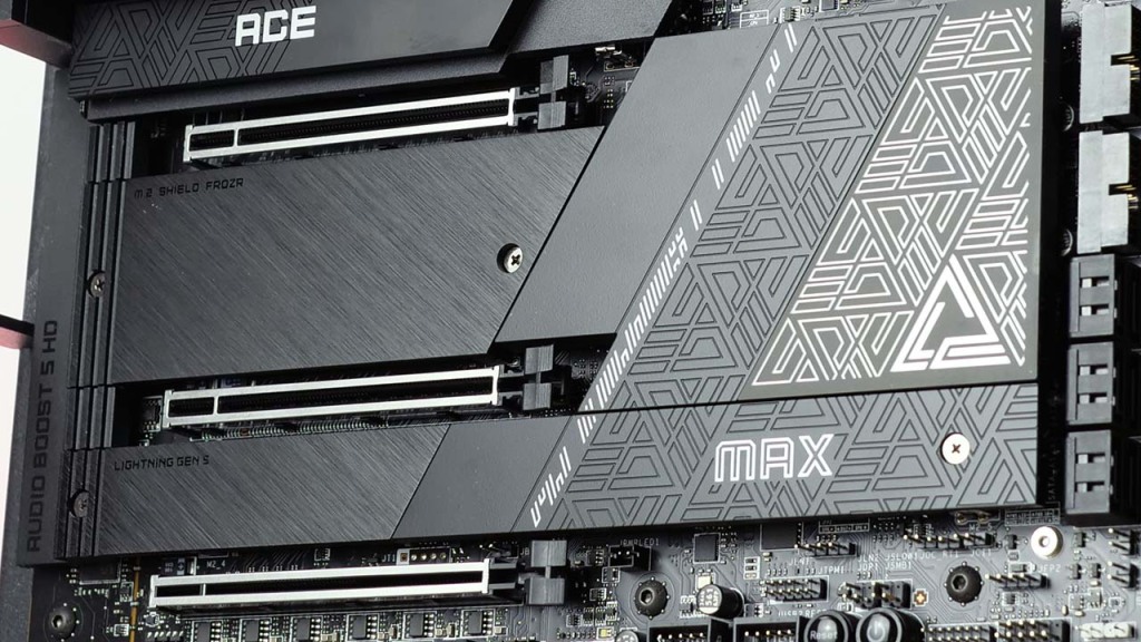 test meg z790 ace max ports pcie 16x