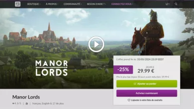 25 de reduction sur le jeu Manor Lords Gogcom