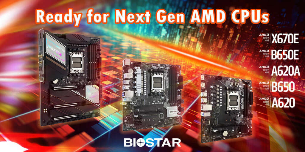 ASRock et Biostar supportent les AMD Ryzen 9000 sur leurs cartes mères AM5 600 series 2 ASRock et Biostar adpotent les AMD Ryzen 9000 sur leurs cartes mères AM5 : AMD AM5 Amd Ryzen 9000 CPU support BIOSTAR