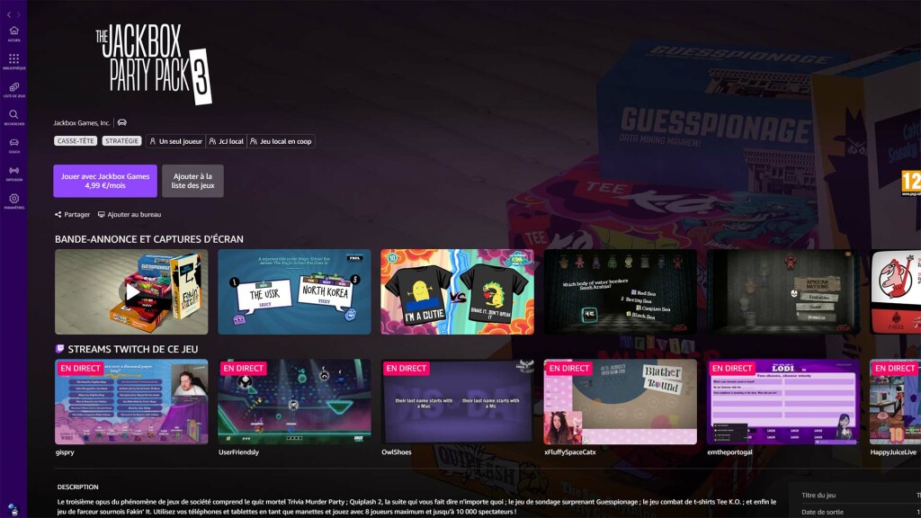 Amazon Prime Gaming : Le Guide Ultime 6 Amazon Luna The Jackbox Party Pack