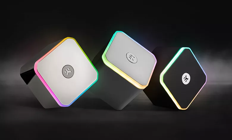 Avec l'EK-Quantum Convection D5 D-RGB, EK habille vos pompes D5 pour un watercooling custom esthétique 1 EK Quantum Convection D5 D RGB Couv