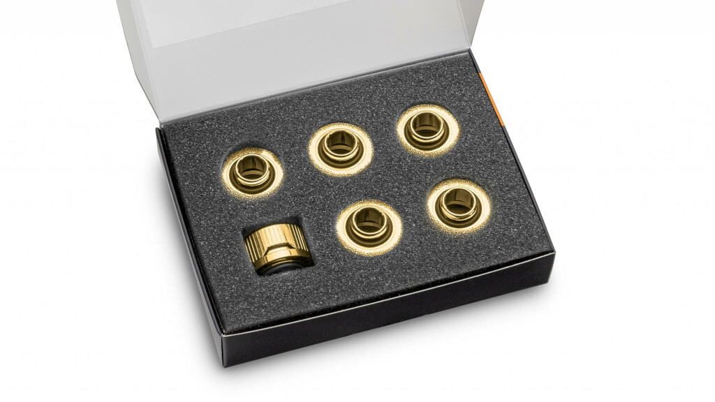 EK-Quantum Torque 6-Pack – Or : EK met de l'or dans vos builds custom avec les raccords Torque dorés 2 EK Quantum Torque 6 Pack Or pack