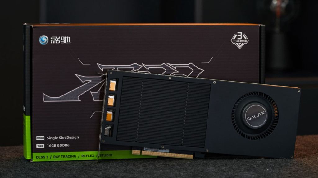 GALAX lance deux modèles de RTX 4060 (Ti) : une low profil et une à emplacement unique 4 GALAX RTX 4060 Ti MAX