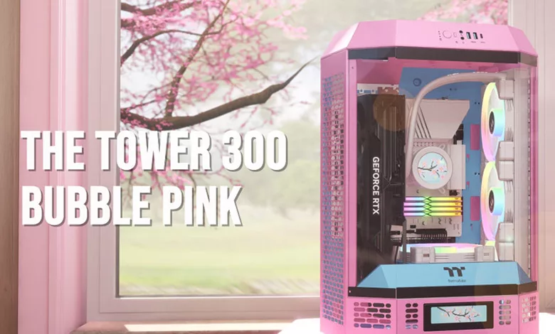 Thermaltake Tower 300 Bubble Pink Couv