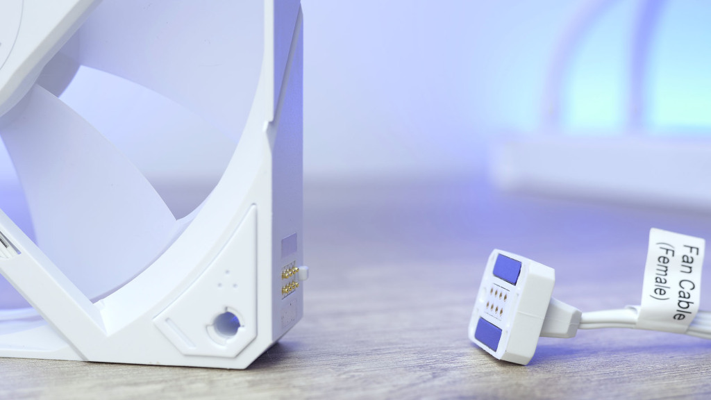 asus rog ryujin iii 360 ventilateur ROG MF 12S ARGB cable femelle