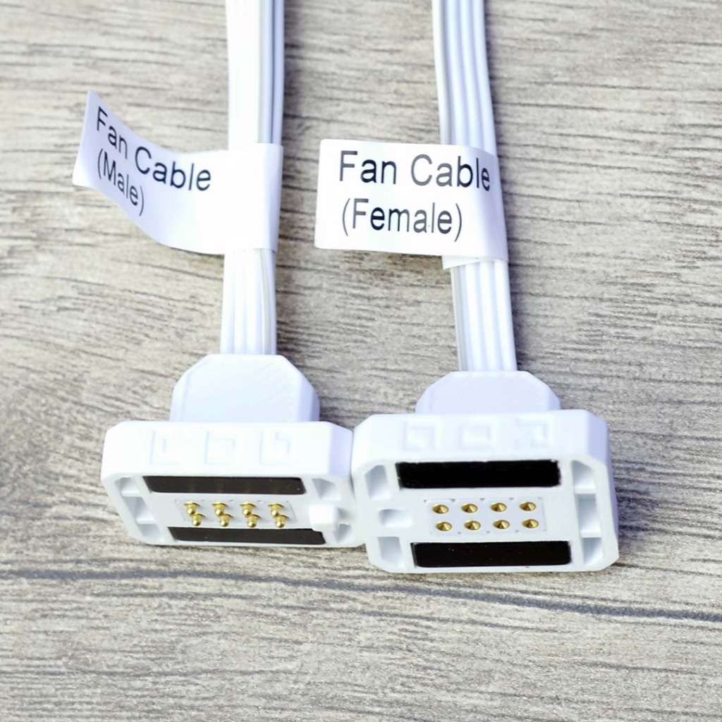 asus rog ryujin iii 360 ventilateur ROG MF 12S ARGB cables