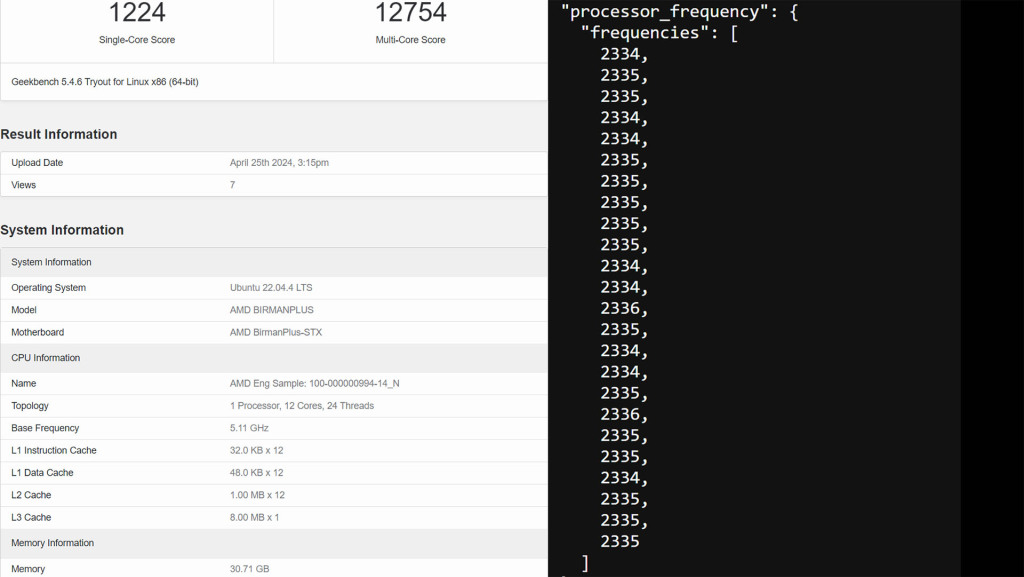 Nouveaux benchmarks de l'APU AMD Strix Point 12 cœurs Zen 5 2 geekbench 3 : benchmarks de l'APU AMD Strix Point