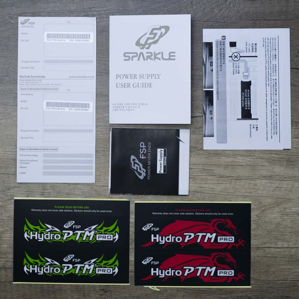 fsp hydro ptm pro 1200w atx 3 bundle