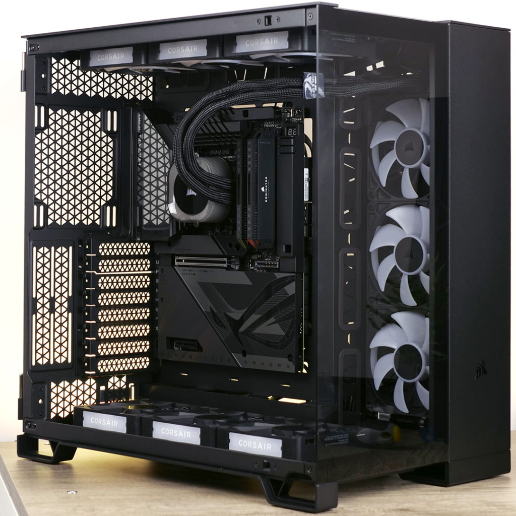 Corsair 6500X : Revue complète et build avec carte mère BTF 63 montage build z790 hero btf corsair 6500x 04