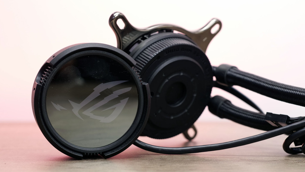 rog strix lc iii 360 logo amovible