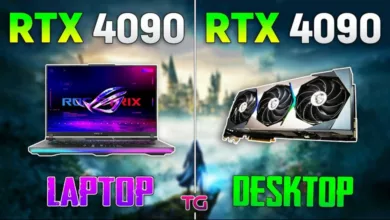 rtx 4090 desktop vs rtx 4090 laptop