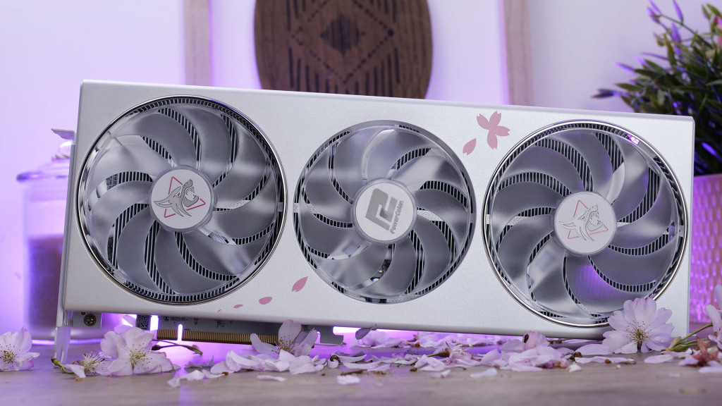 rx 7800 xt sakura edition ventilateurs