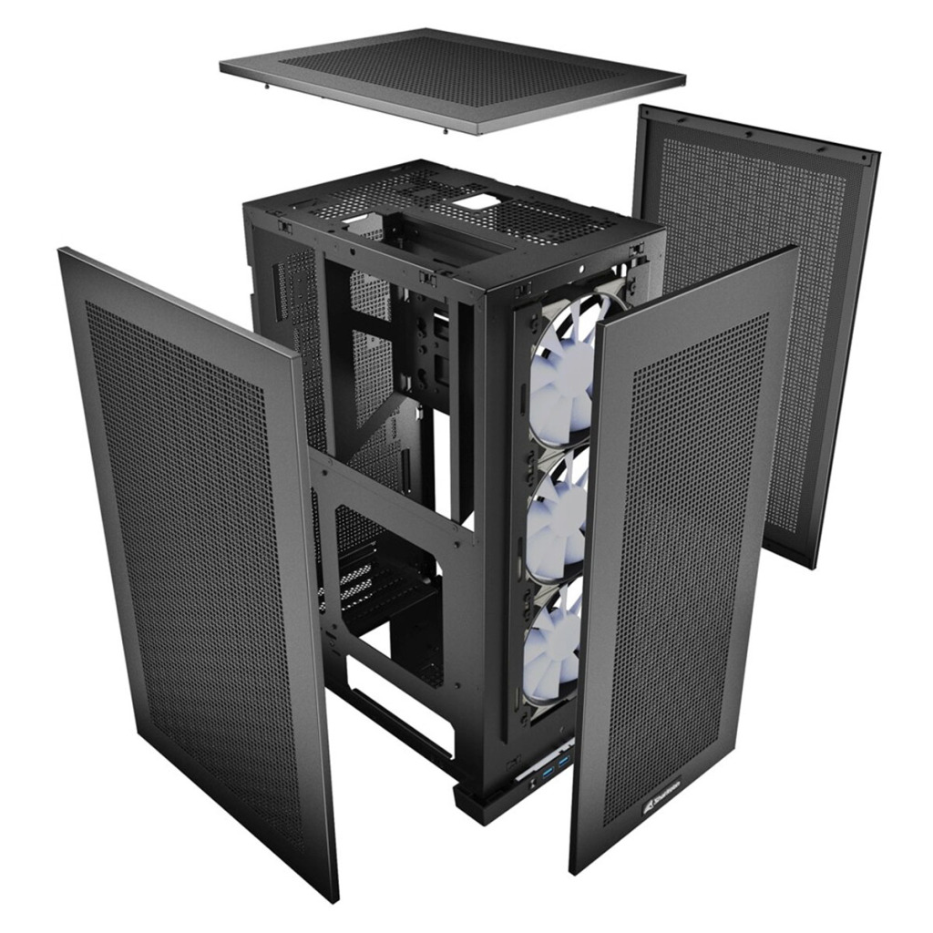 Rebel C20 ITX : le nouveau boitier Mini-ITX original par Sharkoon 3 sharkoon rebel c20 itx black 02