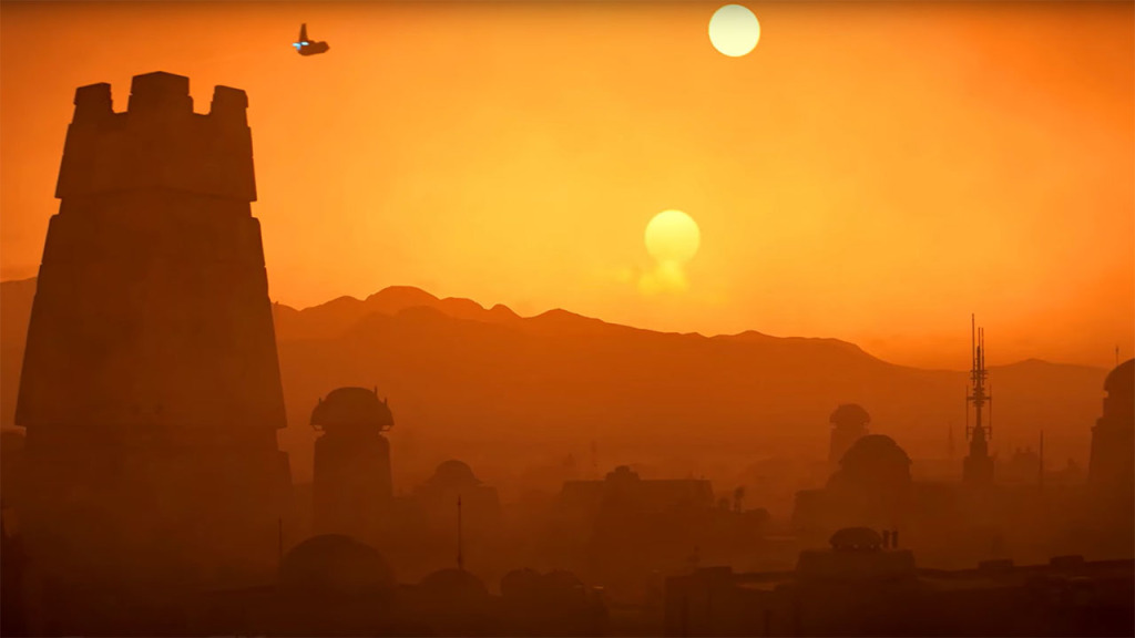 Explorez la galaxie de Star Wars Outlaws : Planètes & lieux 2 galaxie de Star Wars Outlaws les planetes : tatooine