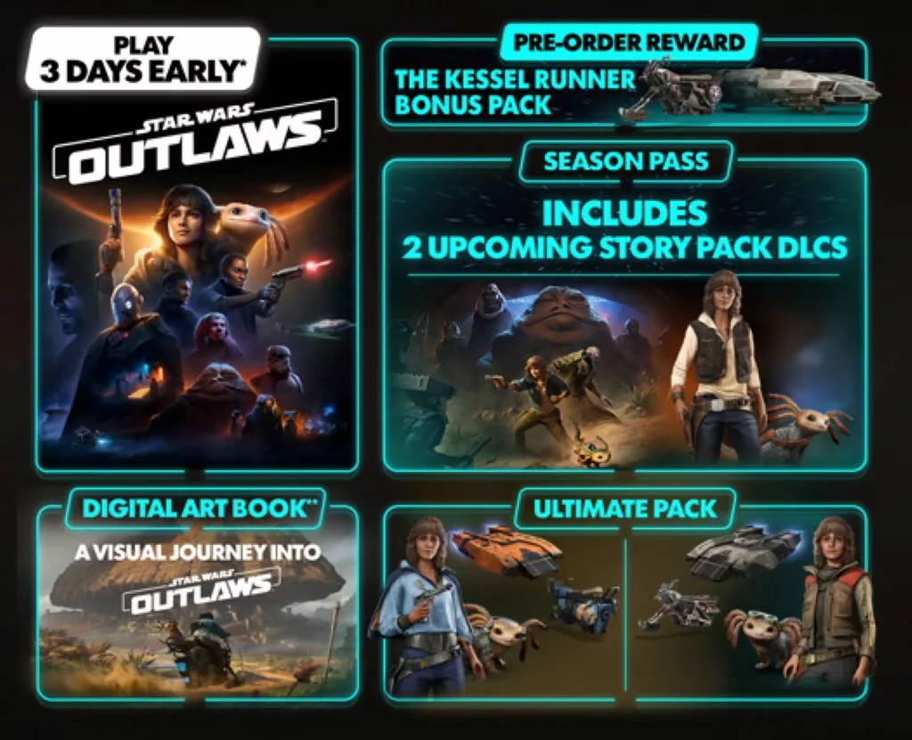 Star Wars Outlaws : ce qui est inclus dans chaque édition 4 star wars outlaws ultimate edition source ign