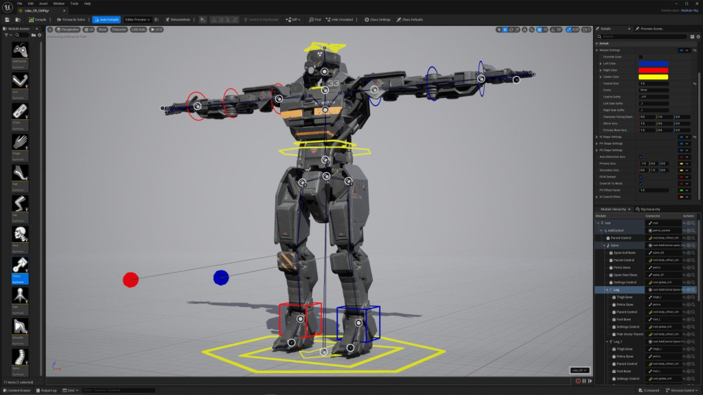 unreal engine 5 4 in editor animtion rigging