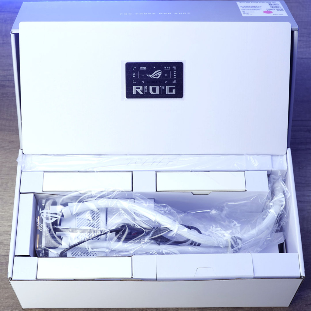 watercooling rog ryujin iii 360 argb ouverture