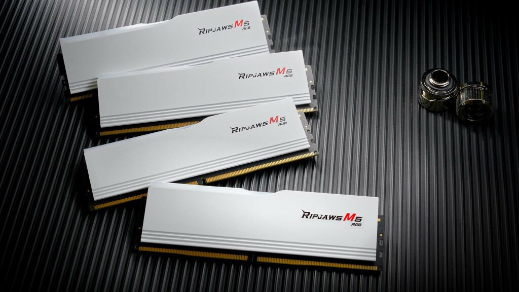 G.Skill lance la mémoire DDR5 haute performance Ripjaws M5 RGB Series 5 03 ripjaws m5 rgb white