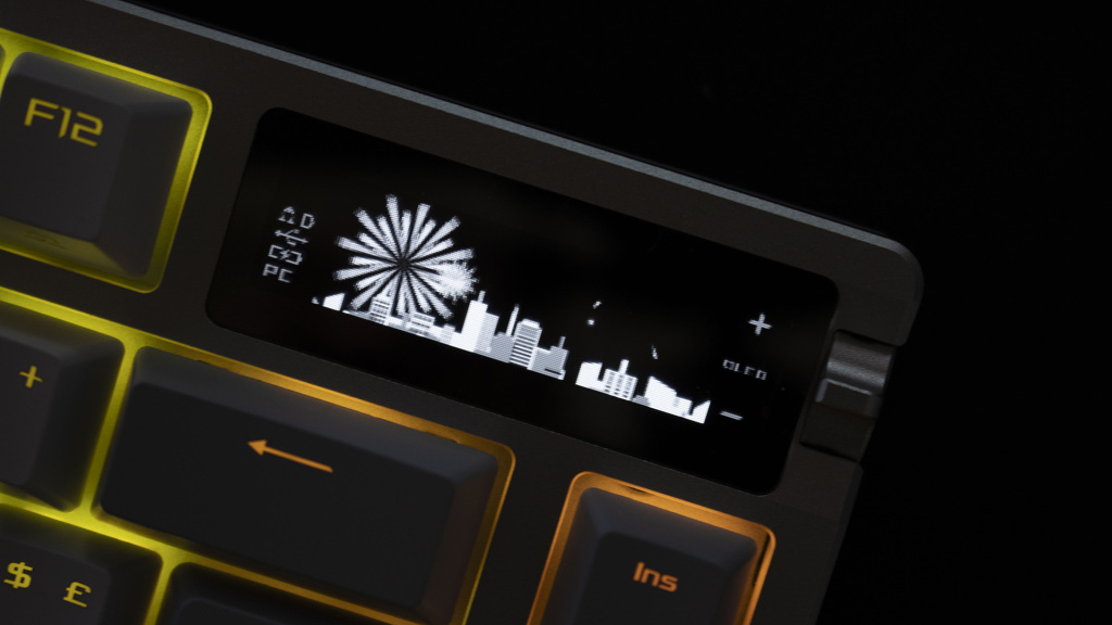 ASUS ROG Azoth affichage animation