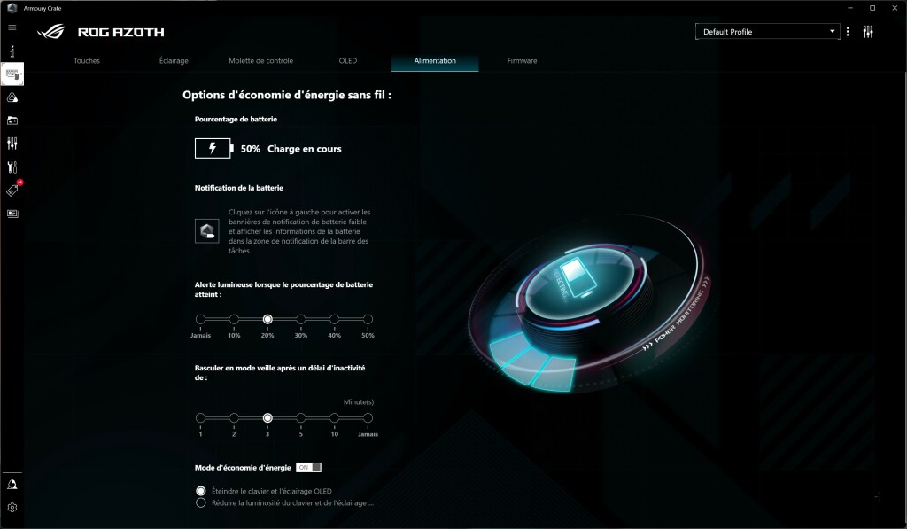 ASUS ROG Azoth logiciel 6