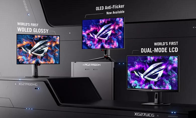 2 nouveaux écrans chez ASUS ROG dont un "bimode" (4K à 160 Hz, FHD à 320 Hz) 1 ASUS ROG Couv