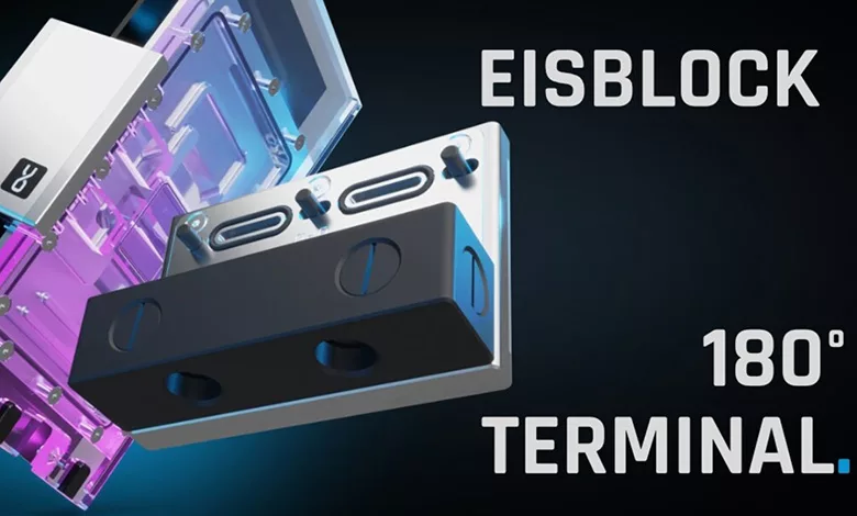 Alphacool lance le nouveau terminal Eisblock Aurora 180° 1 Alphacool Eisblock Aurora 180 Couv