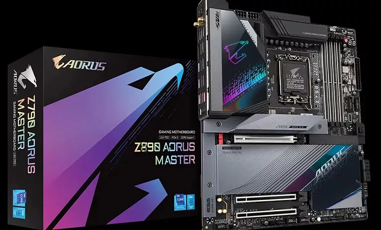 Cartes mères Gigabyte Z890 pour processeurs Intel Arrow Lake-S révélées 1 Gigabyte Z890 Aorus Master