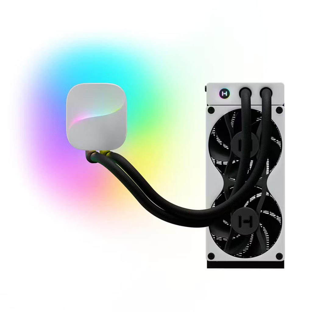 Nouveaux AIO et nouveaux ventilos chez HYTE 4 HYTE THICC P60 Duo blanc