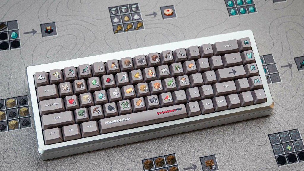 Higround célèbre le jeu Minecraft avec des kits de touches et des tapis de souris 4 Higround Minecraft 3