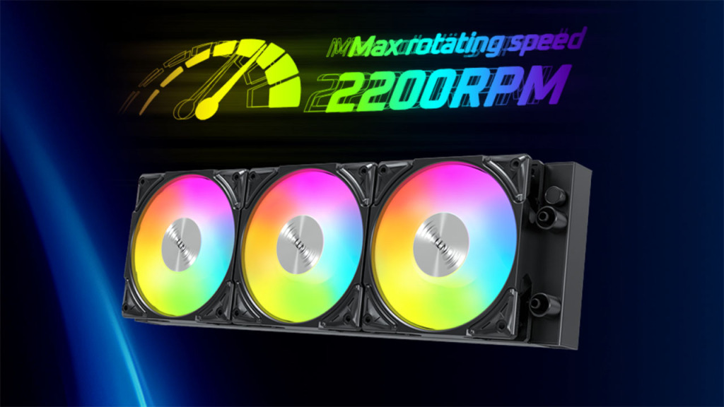 Montech HyperFlow ARGB : une nouvelle série de refroidisseur AIO 7 MONTECH HyperFlow ARGB AIO Cooler Fans
