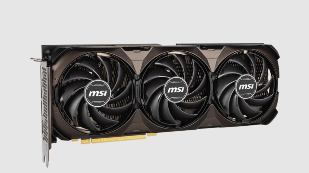 MSI RTX 4070 Ti Super Shadow 3X : nouvelle gamme, nouvelles couleurs 2 MSI GeForce RTX 4070 Ti Super Shadow 3X face