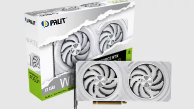 PALIT RTX 4060 Ti White Couv