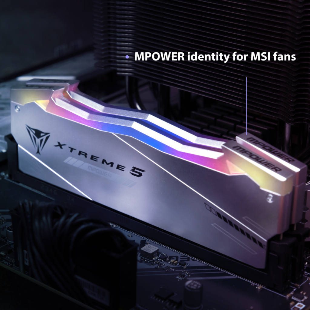 Patriot Memory et MSI s'associent pour le mémoire DDR5 Viper Xtreme 5 MPOWER RGB 4 Patriot memory Viper Mpower DDR5 3