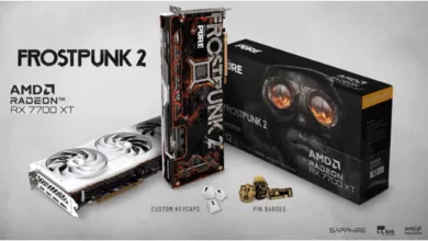 Sapphire Pure AMD Radeon RX 7700 XT Frostpunk Edition Couv