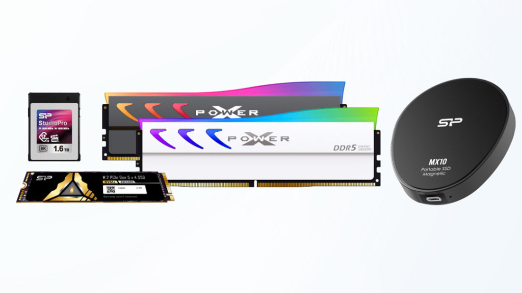 Silicon Power COMPUTEX 2024 : Nouveautés DDR5 & Stockage 3 Silicon Power computex 2024 new products