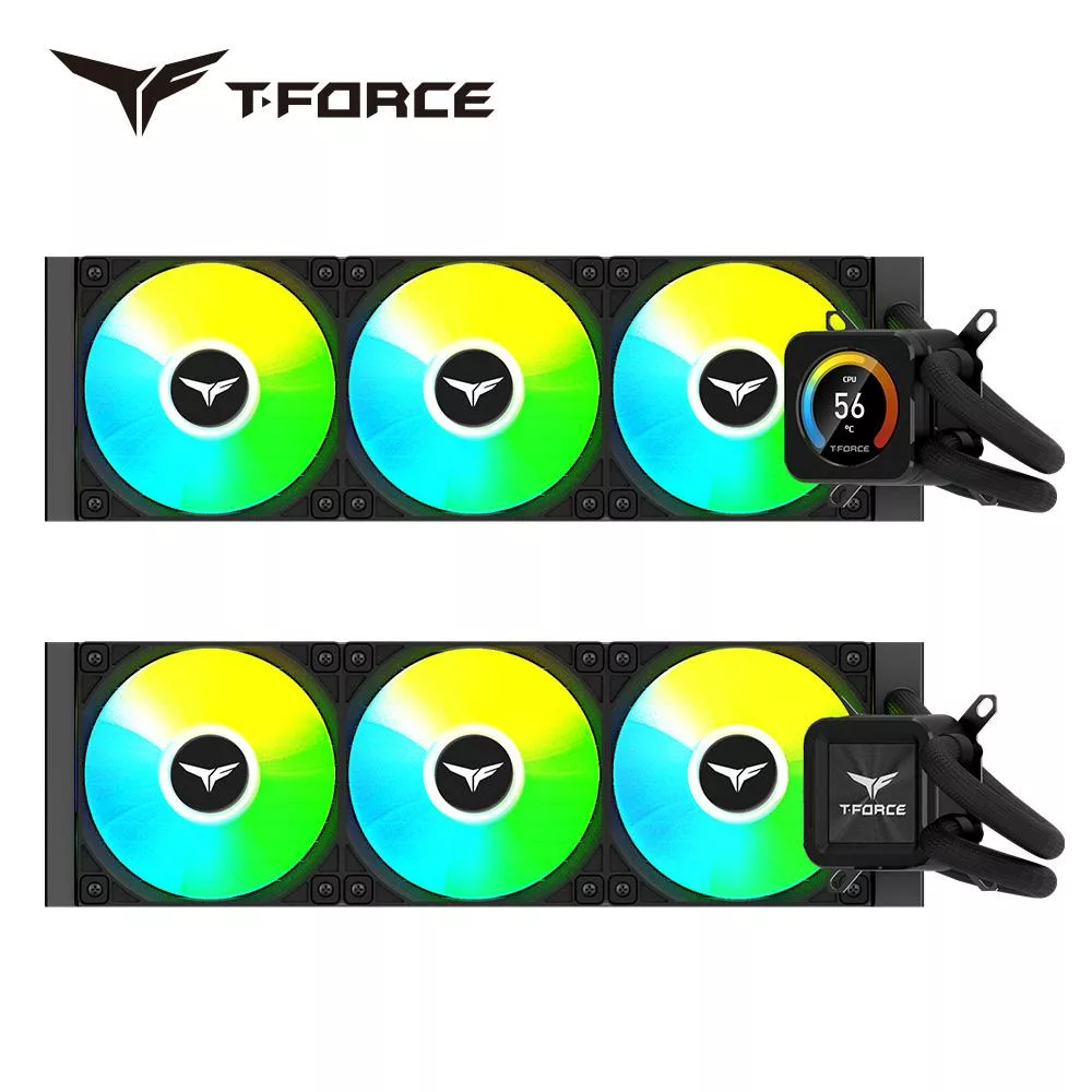 TEAMGROUP Annonce 3 Nouveaux AIO de la Série T-Force Siren 6 T FORCE DP360 AIO COOLER