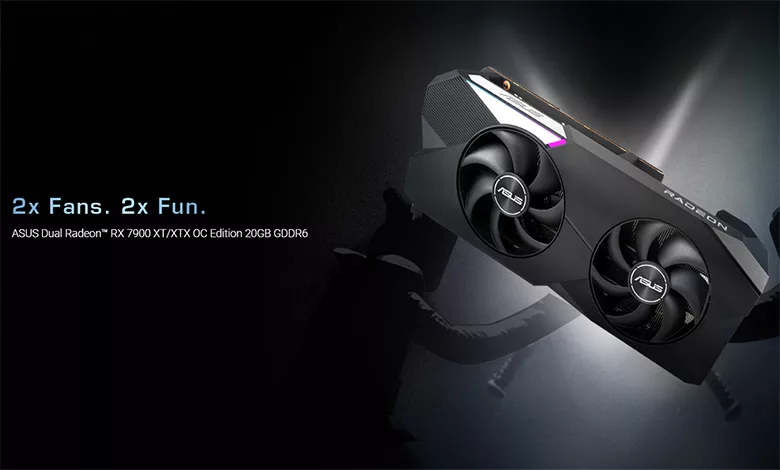 ASUS RX 7900 XT, XTX & GRE Dual OC : Cartes à 2 moulins 1 asus dual radeon rx 7900