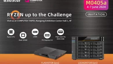 Lockerstor Gen3 et Flashstor Gen2, ASUSTOR passe au Ryzen 5 computex nas asustor lockerstor gen3 flashstor gen2