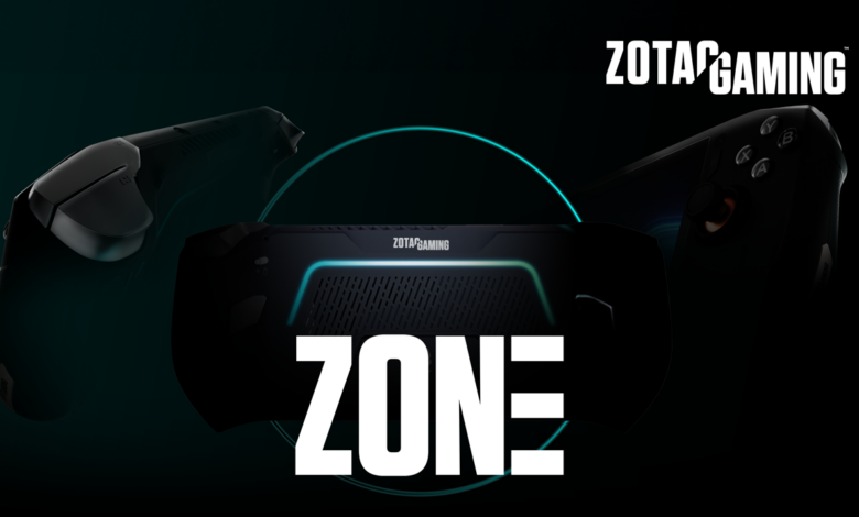 Fuite des spécifications du ZOTAC ZONE : AMD Ryzen 7 8840U et écran AMOLED de 7 pouces 120Hz 1 console portable zone Zotac computex 2024