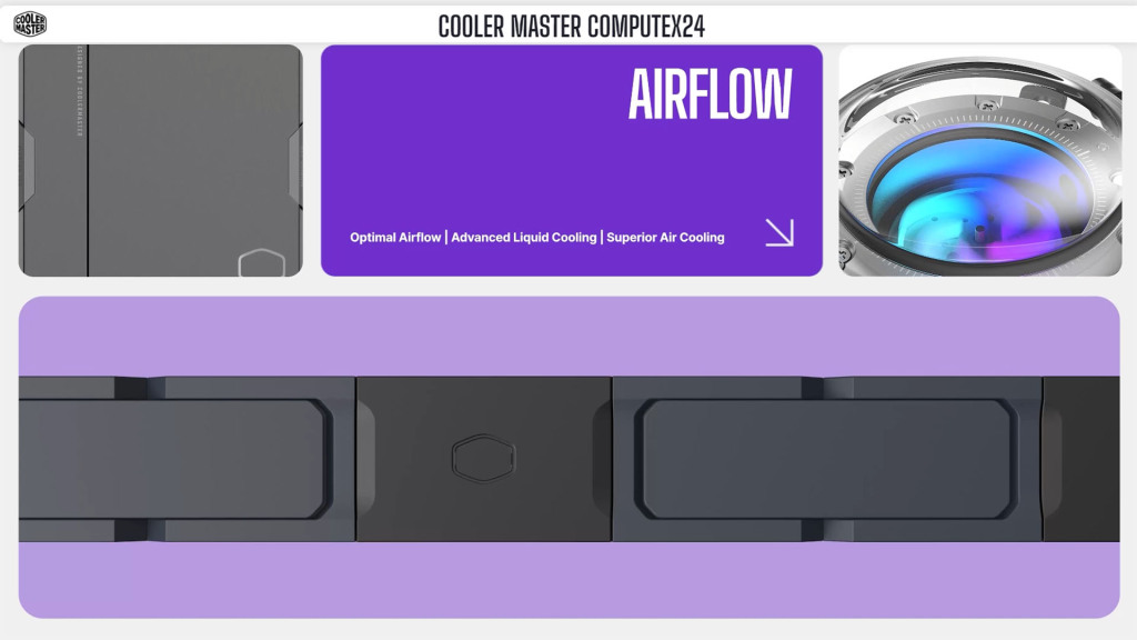 Cooler Master Computex 2024 : Des Technologies Futuristes au menu 3 cooler master computex 2024 airflow