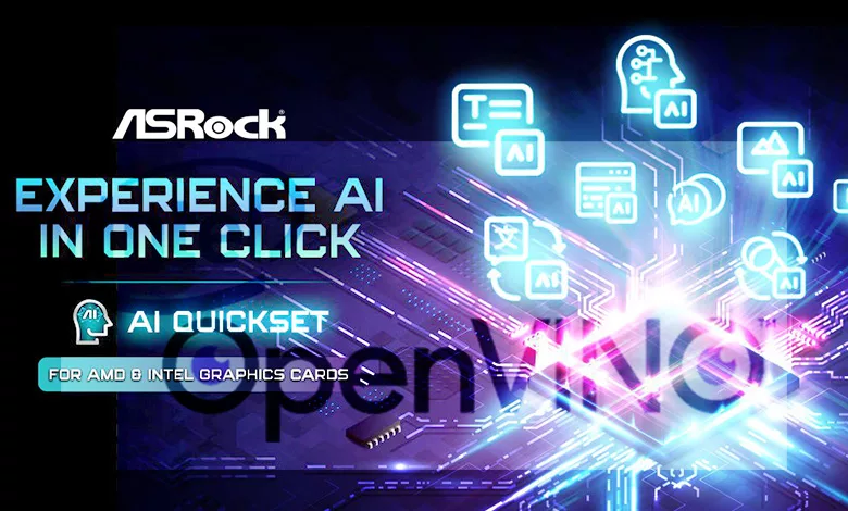 ASRock AI QuickSet : Prise en charge des GPU Intel Arc 1 intel et asrock gpu ai