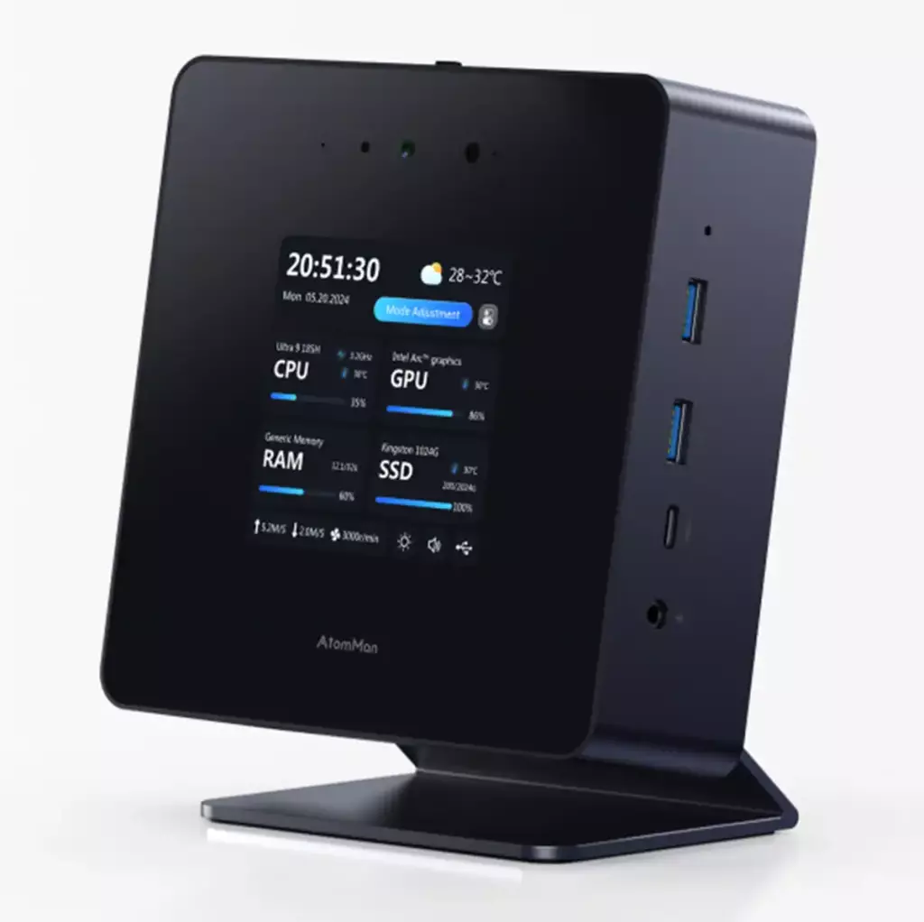 MINISFORUM AtomMan X7 Ti, premier mini PC avec un Intel Core Ultra 9 2 mini pc atomman x7 ti