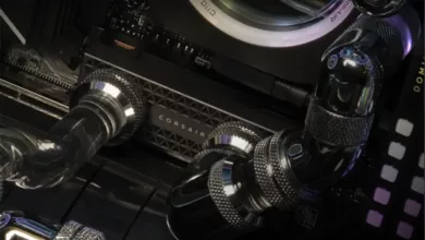 Jusqu'à 14000 Mo/s avec le SSD CORSAIR MP700 PRO SE 9 ssd corsair mp700 pro se hydro x series