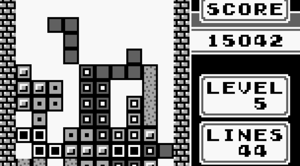 tetris game retro